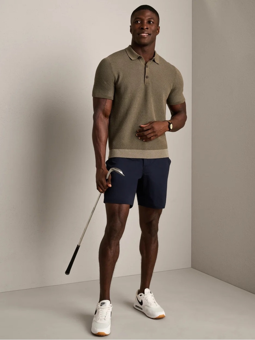 RHONE Mercer knit polo